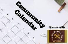 Community Calendar Sponsored By Kinney Contracting